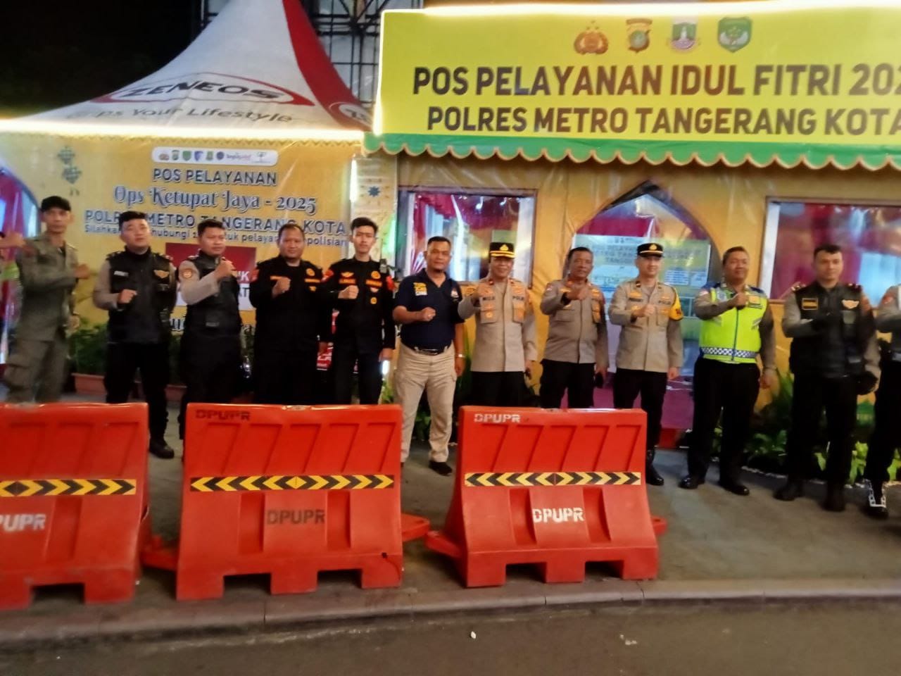 senkom mitra polri posko